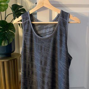 Lululemon Metal Vent Breathe Tank – Vapor Grey / Scatter Surface Black